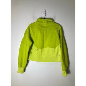 Bossi Neon Green Scuba Sweatshirt Pullover Sz S